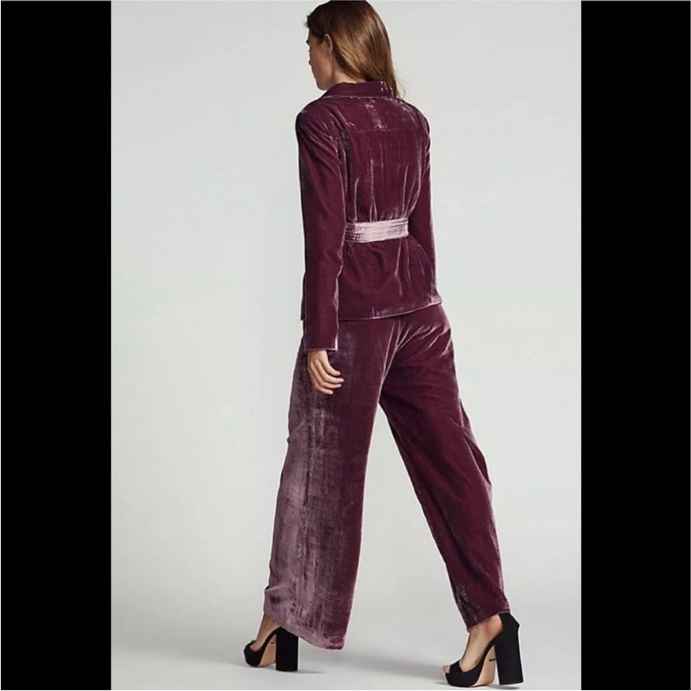 Free People Purple Velvet Blazer - Picture 3 of 12